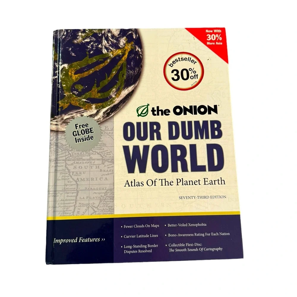 (Book) “The Onion: Our Dumb Planet—Atlas Of The Planet Earth.”
